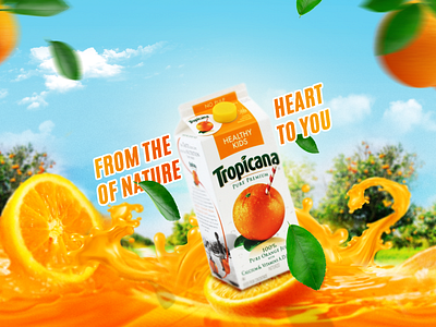 Orange Juice Pack advertising bangladesh compositing design juice pack manipulation orange photoshop