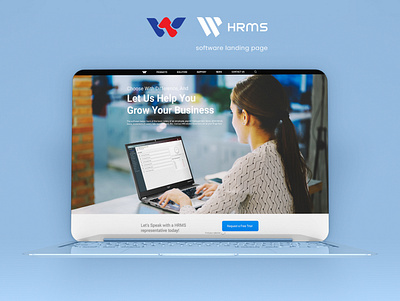 Walton HRMS Software Website Landing Page graphic design landing page web design website website landing page
