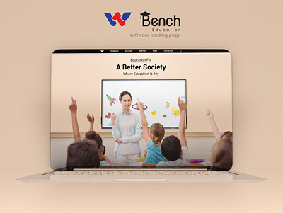 Walton Bench Education Software Website Landing Page graphic design landing page ui ui ux web page website