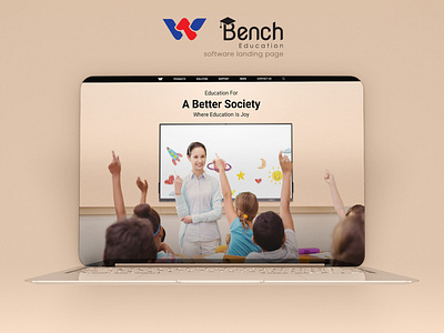 Walton Bench Education Software Website Landing Page