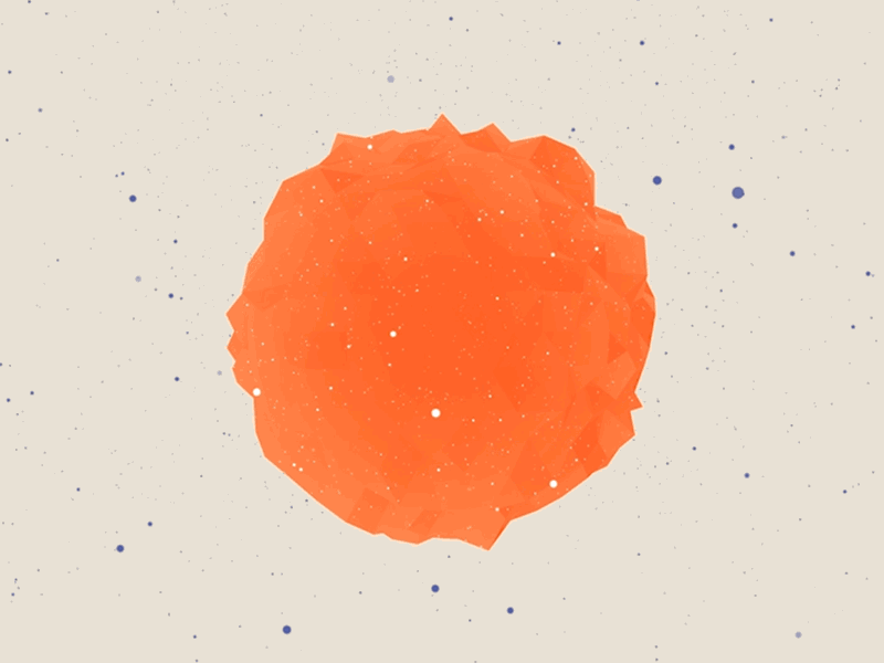 Cut It Up 4d after animation cinema effects gif loop motion graphics orange particles
