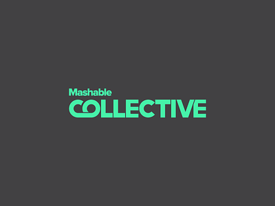 Mashable Collective gray green logo tech