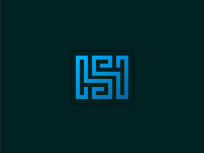 SH LOGO MONOGRAM DESIGN