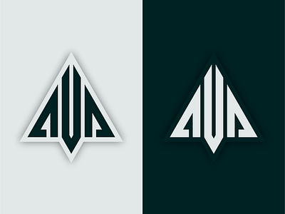 AUA LOGO MONOGRAM DESIGN