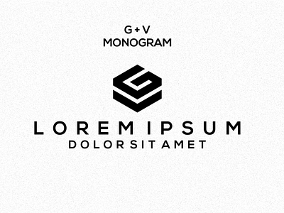 GV LOGO MONOGRAM DESIGN