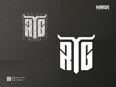 RTG or RYG logo monogram design