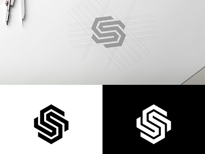 SS letter monogram