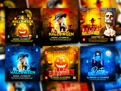 Halloween Poster Designs Vol.1.