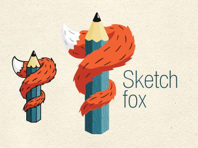 Sketch fox logo