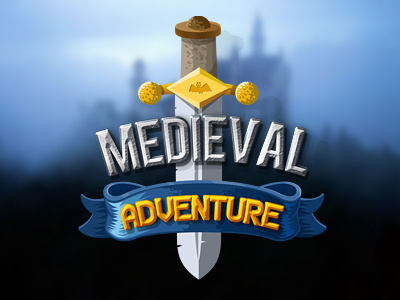 Medieval adventure badge