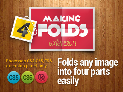 To 4 folds (PS Actions) action fold map paper photo photoshop pin thumbnail