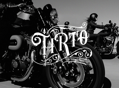 TIRTO / Decorative Lettering Project design handlettering motorcycle tshirt design typography vector art vintage font