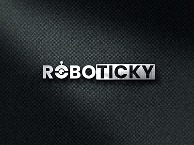 Roboticky Logo Design market mobile modern modern logo movement perfect print print ready professional progress robot logo service simple social media studio trust unique unlimited