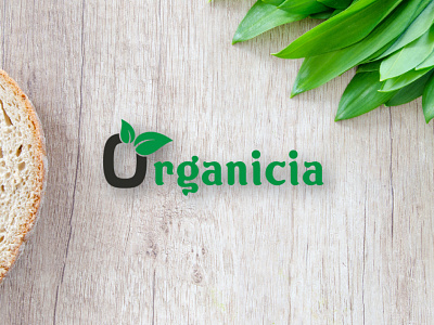 Organic Logo Design fresh graphic green healthy herb icon leaf letter logo naturally nature o o letter organic sign symbol template vector