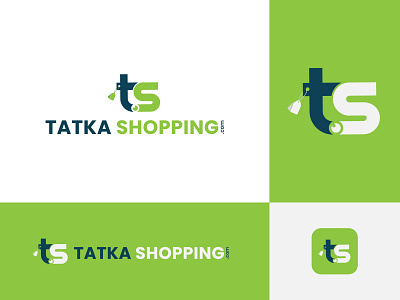 Shopping Logo Design business company design e shopping e store home house internet logo mall market marketing meisuseno mini market modern online online shop logo paper bag pay popular