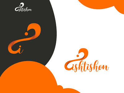 Ishtishon Logo Design branding business design illustration internet logo marketing online typography vector