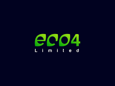 eco4 branding creative eco green icon illustration leaf logo modern organic organics typography vector