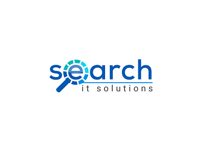 Search It Solutions business creative internet it it company it logo it services it solutions logo marketing modern online search search icon