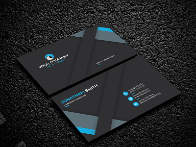 Corporate Business Card business card business card mockup card design corporate creative personal personal card stylish visiting card