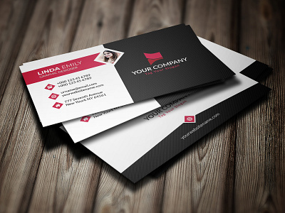 Modern Female Business Card business card business card mockup card design corporate creative personal personal card stylish visiting card