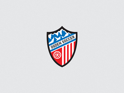 Ogden Soccer Badge america flat local logo ogden shield soccer sports usa utah