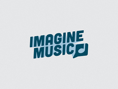 Imagine Music Logo branding design logo music musical note note