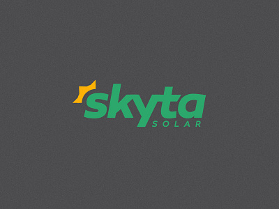 Skyta Logo design flat logo simple solar sun sunrays