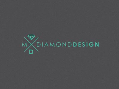 Diamond Design Logo Full diamond flat logo simple x