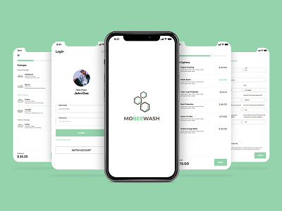 Car Wash App Design