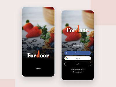 Food Delivery App Design app app designers app developer app development appdesign concept concept design food app design food delivery app design illustration ios app mobile app design