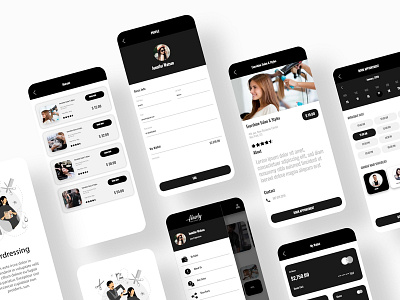 Salon Appointment Booking App Design android app app design app development appdesign booking app concept design illustration ios app mobile app mobile app design payment app payment form payment method salon app salon app design salon app solution salon appointment app ui ux