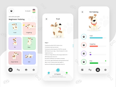 Dog Training App Design app designers dog training app design dog training app development dog training application mobile app design mobile app development trending app design ui uiux design ux