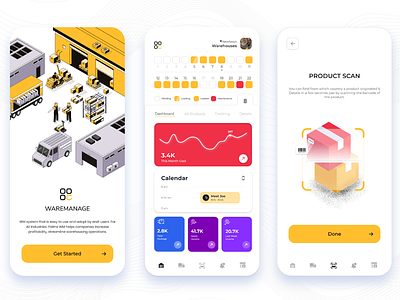 Warehouse Management App Design android app app design app designers app development appdesign application designers design illustration ios app management app mobile app mobile app design mobile app development trending app design ui uiux designers ux warehouse app warehouse management app warehouse management app design