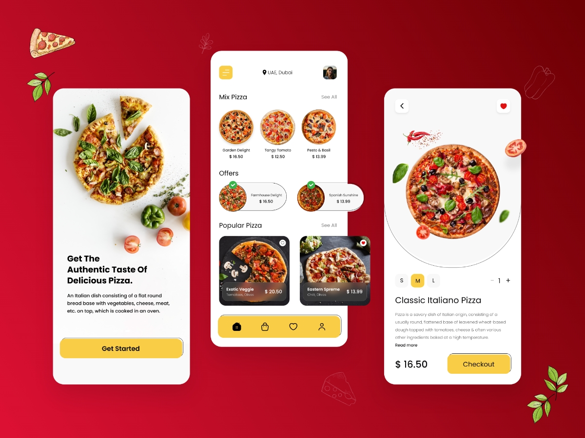 Pizza Delivery App by Kody Technolab on Dribbble