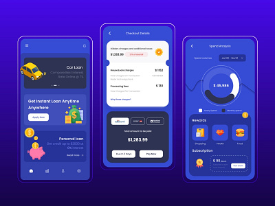 Money Lending App UI Design