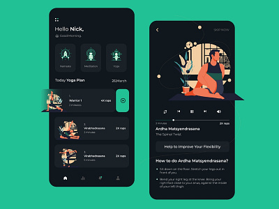 Yoga App Design