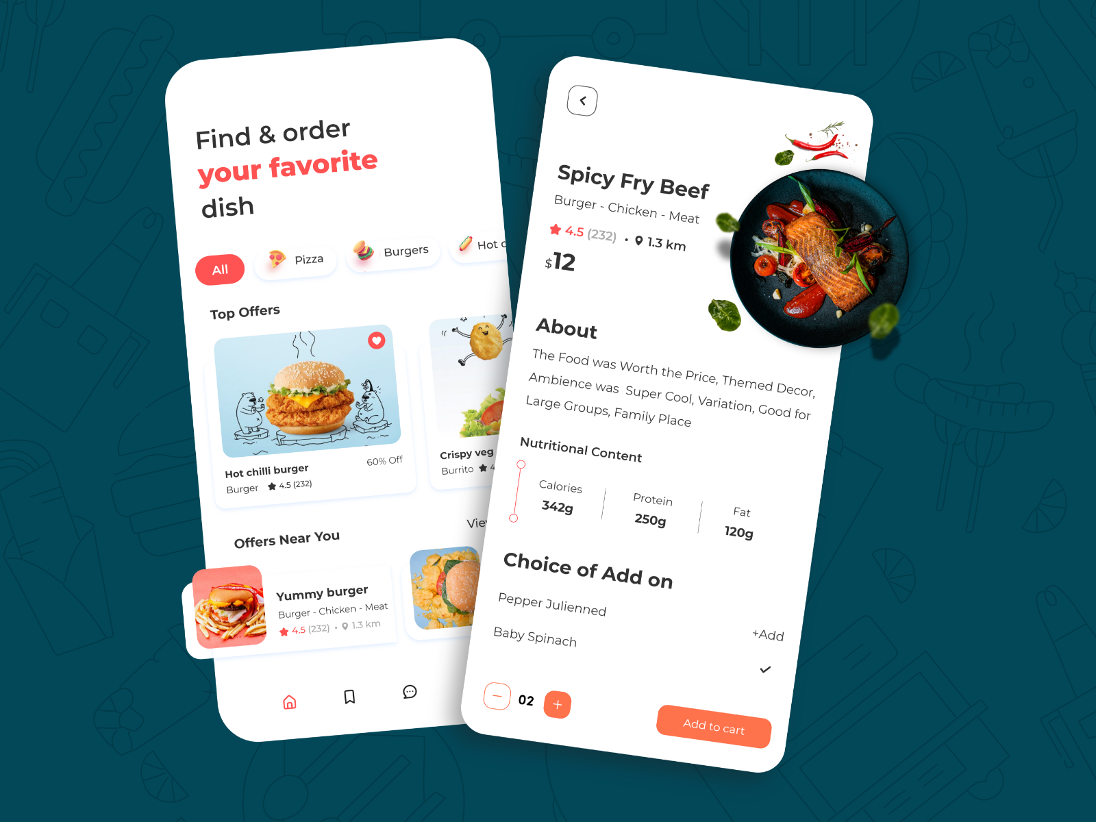 Food Delivery App Design by Kody Technolab on Dribbble