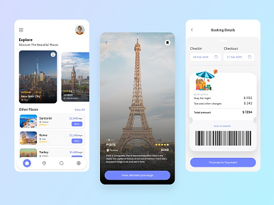 Travel Marketplace App Design