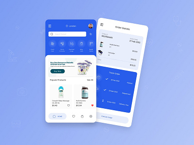 Medicine Delivery App Design