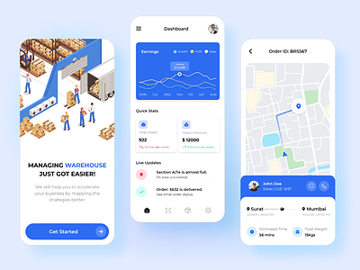 Warehouse Management App Design app designers application designers management app mobile app design mobile app development trending app design ui uiux designers ux warehouse app warehouse management app warehouse management app design