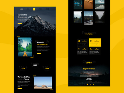 Travel Website Concept app concept design travel app