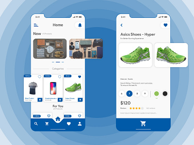 E-commerce App Design Concept