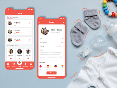 Concept Of Babysitting App