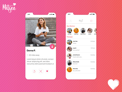 Dating App Design app app design concept dating app design