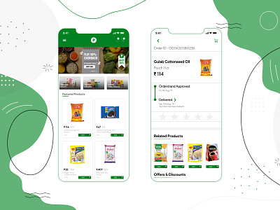 Grocery Delivery App Design android app app app design design grocery app grocery store illustration ios app ui ux