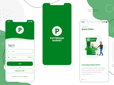 Grocery Delivery App Design