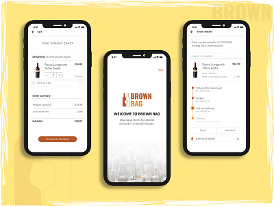 Liquor Delivery App Design