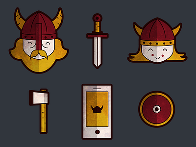 A Viking icon set