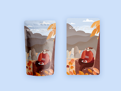 Product packaging illustration