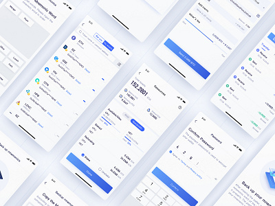 Currency wallet app design ui ux